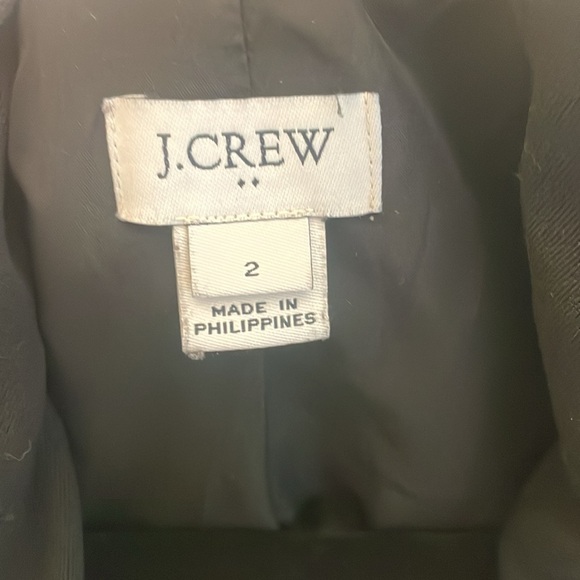 J.Crew black sz 2 blazer​ - Picture 3 of 4